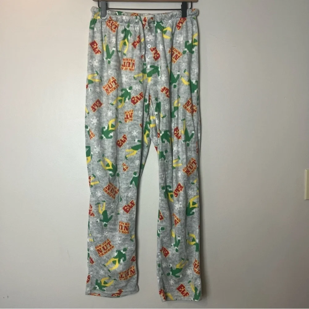 Elf Fleece “Son of‎ a Nutcracker” Pajama Pants Men’s Medium